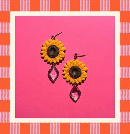 Sunflower Earrings