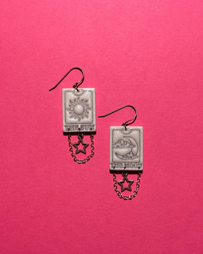 Tarot Card Earrings
